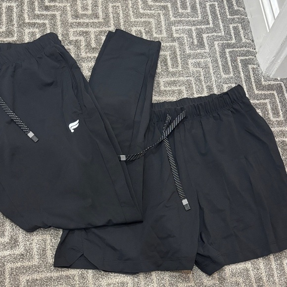 Fabletics Other - Fabletics Black Athletic Joggers & Shorts Set